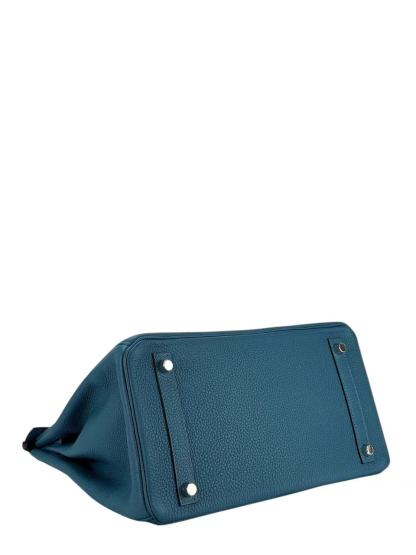 HERMES - Birkin 30 Vert Bosphore（W0）Togo Palladium Hardware 