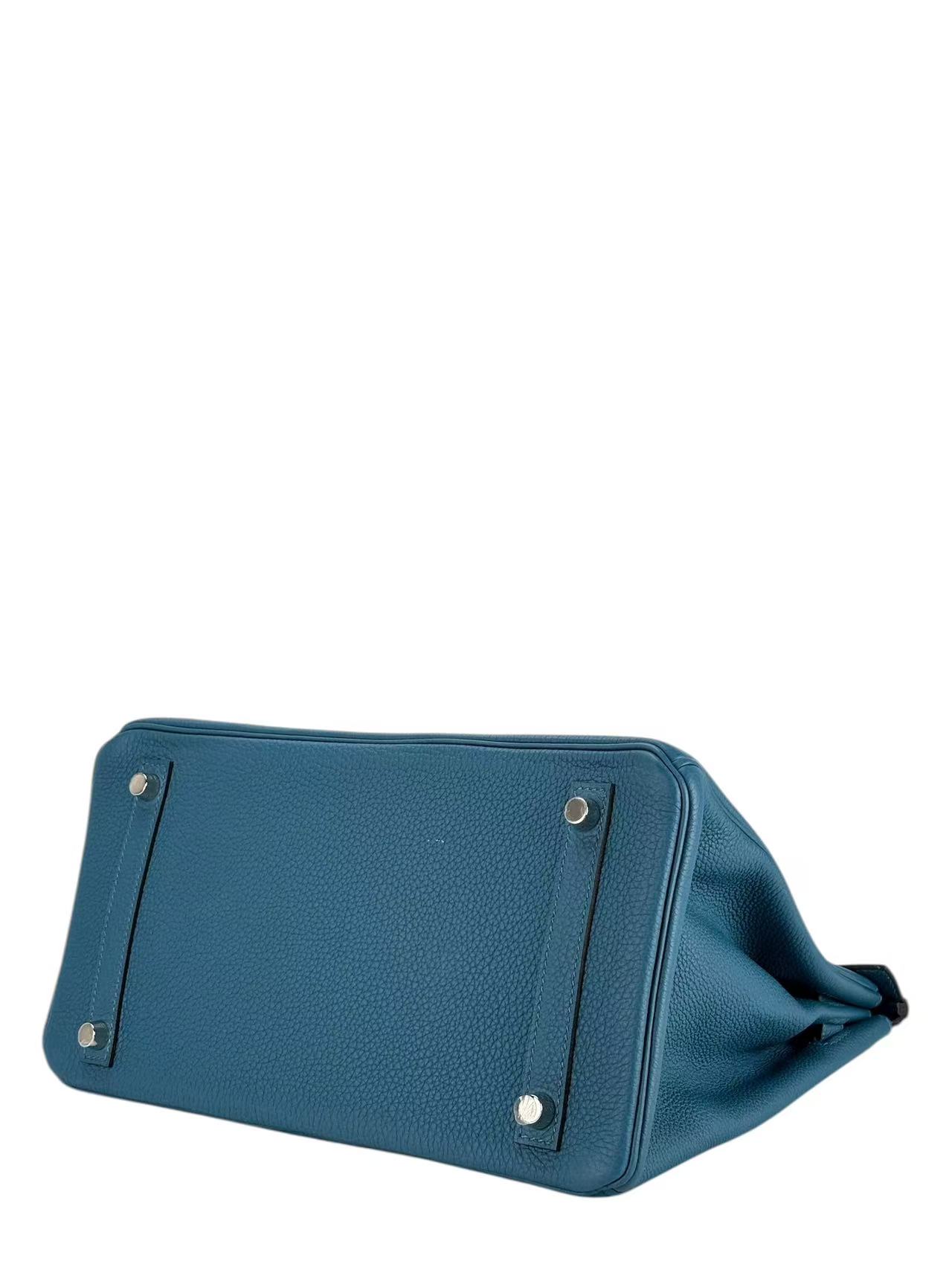 HERMES - Birkin 30 Vert Bosphore（W0）Togo Palladium Hardware 