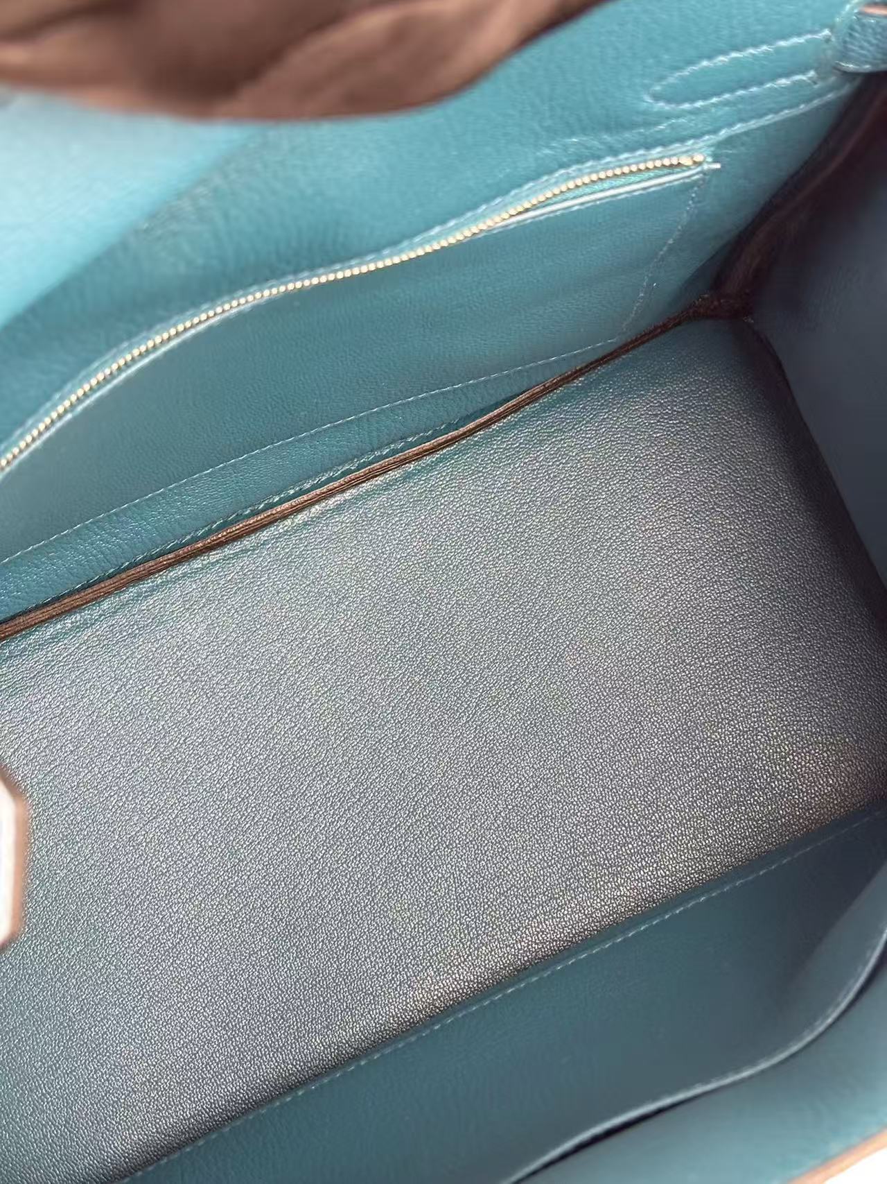 HERMES - Birkin 30 Vert Bosphore（W0）Togo Palladium Hardware 