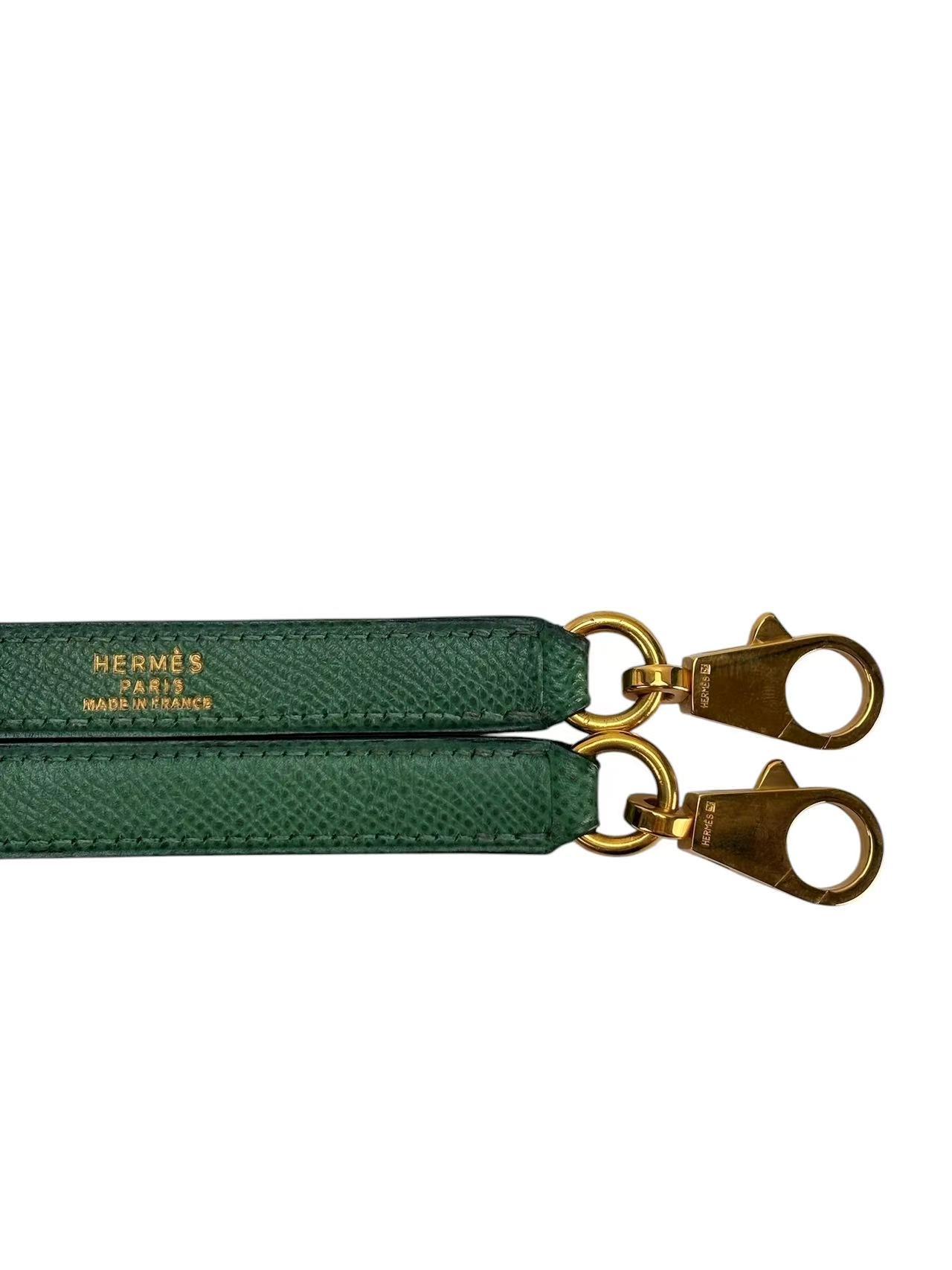 HERMES - Kelly 25 Bamboo（1K） Epsom Gold Hardware