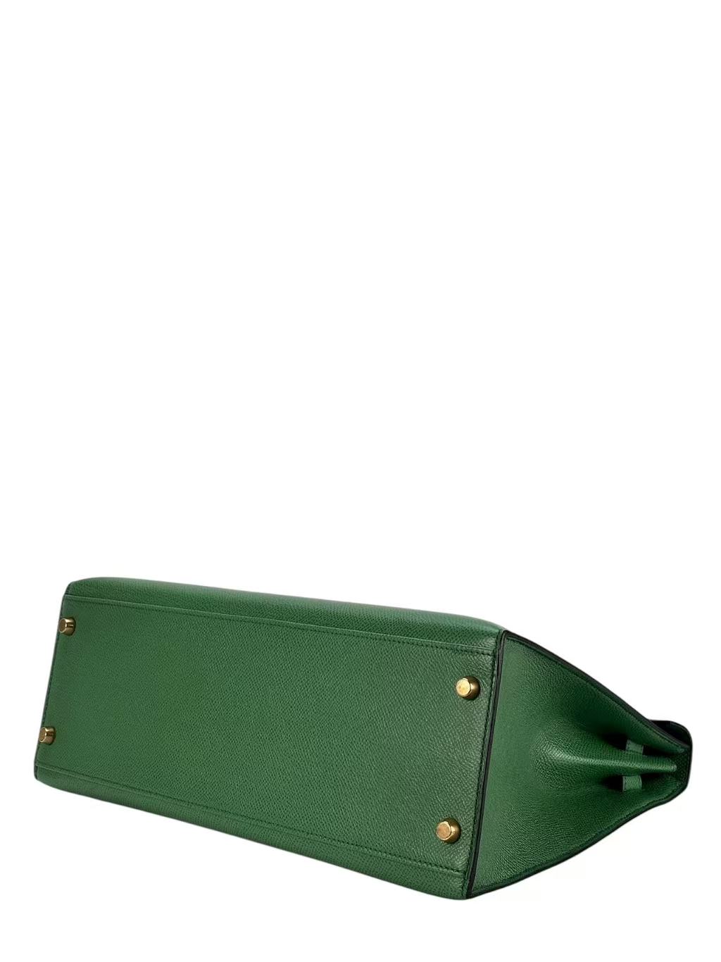 HERMES - Kelly 25 Bamboo（1K） Epsom Gold Hardware