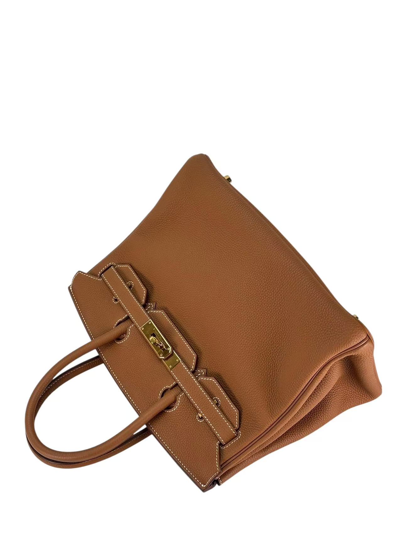 HERMES - Birkin 30 Gold TC Gold Hardware  