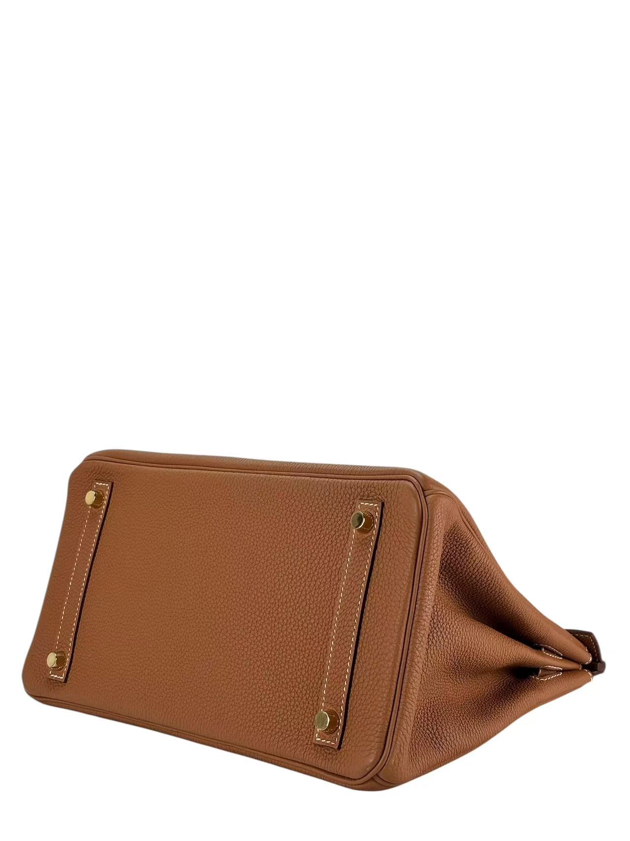 HERMES - Birkin 30 Gold TC Gold Hardware  