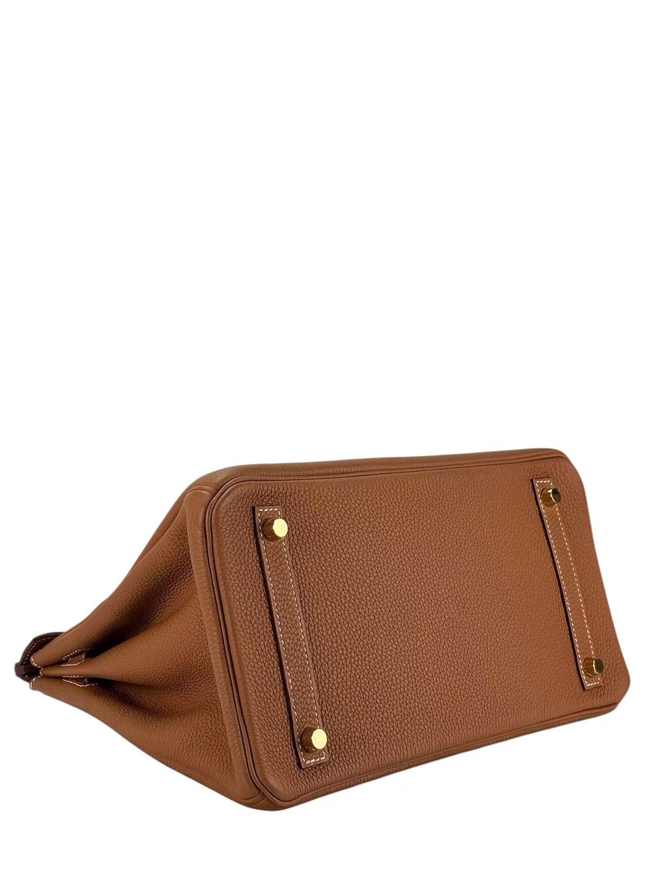 HERMES - Birkin 30 Gold TC Gold Hardware  