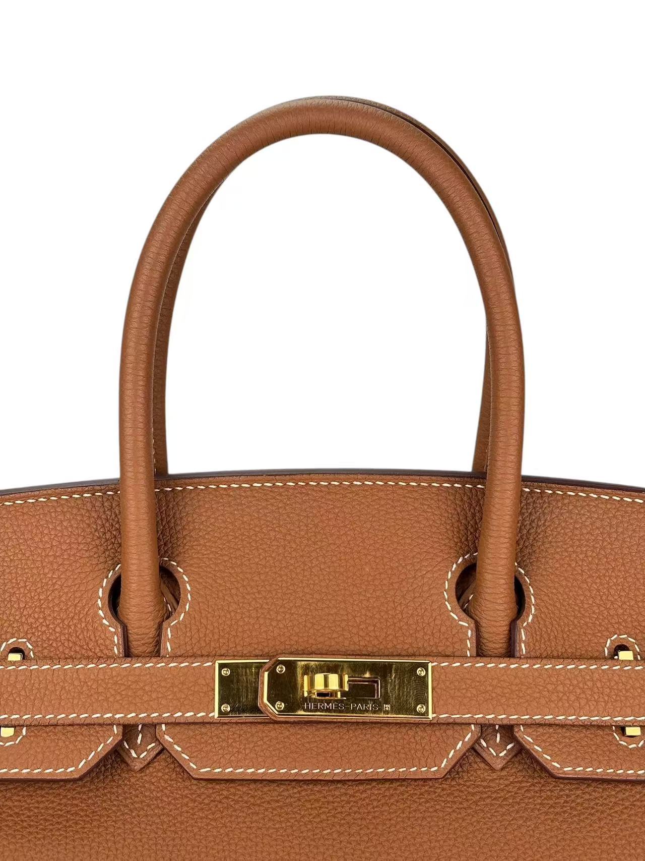HERMES - Birkin 30 Gold TC Gold Hardware  