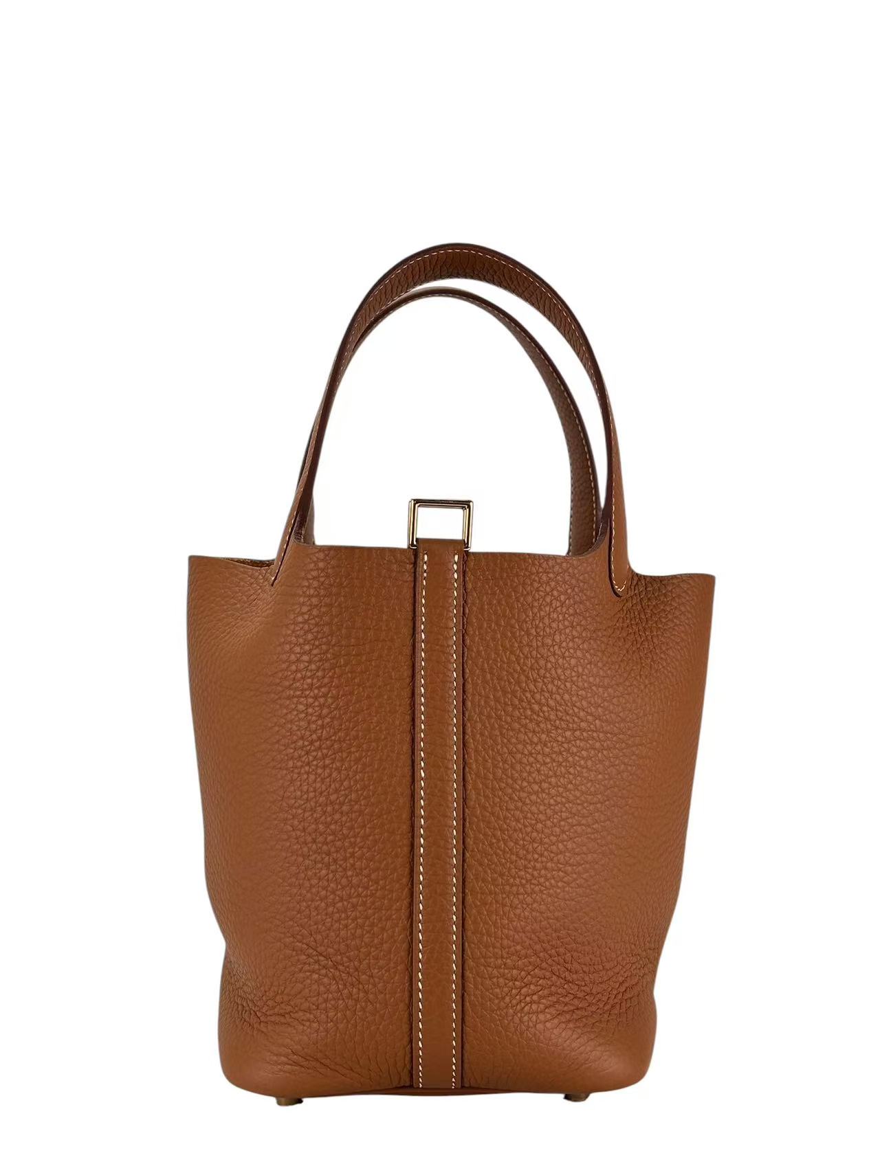HERMES - Picotin PM Picotin 18 Gold Clemence Gold Hardware