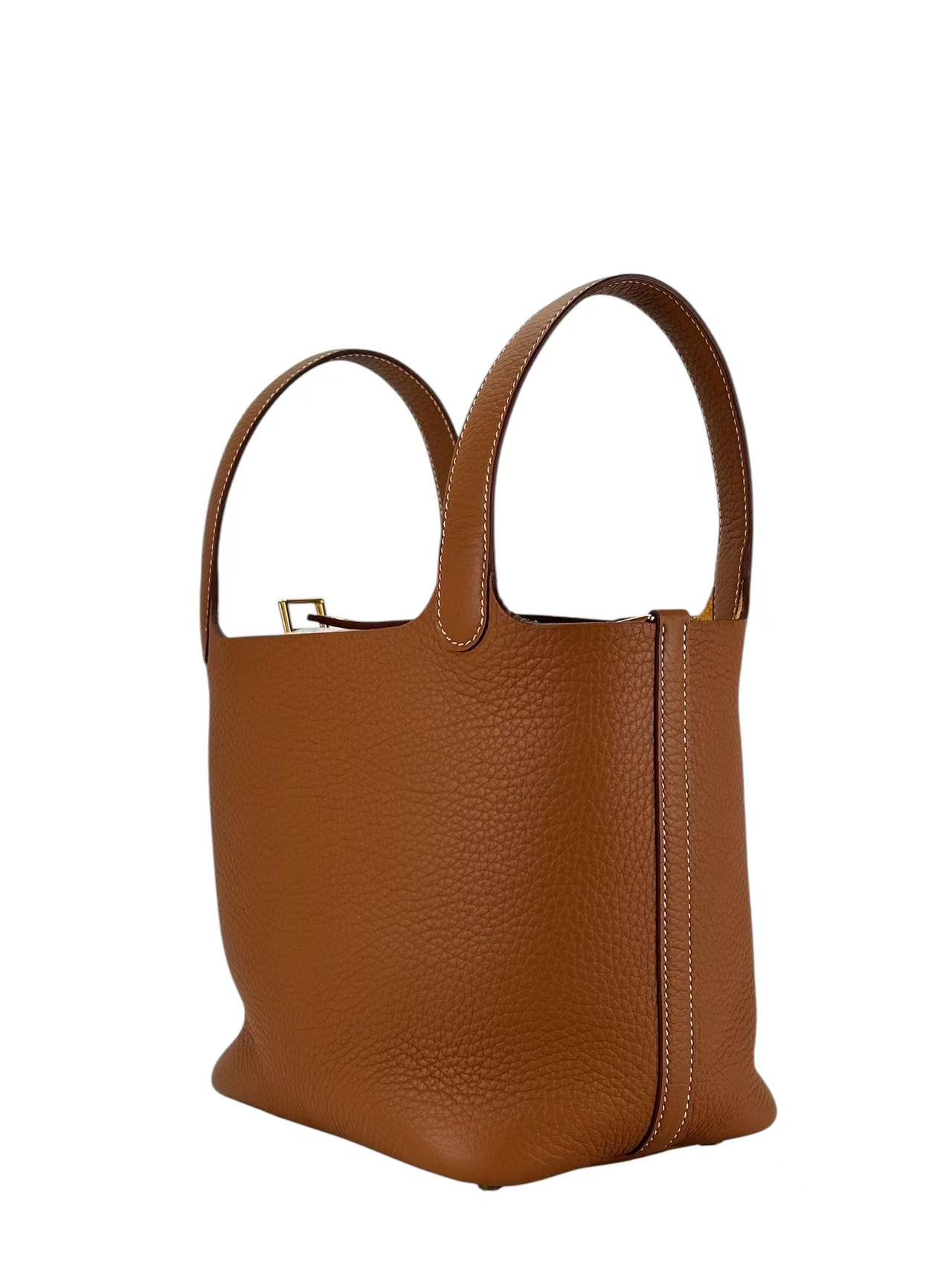 HERMES - Picotin PM Picotin 18 Gold Clemence Gold Hardware