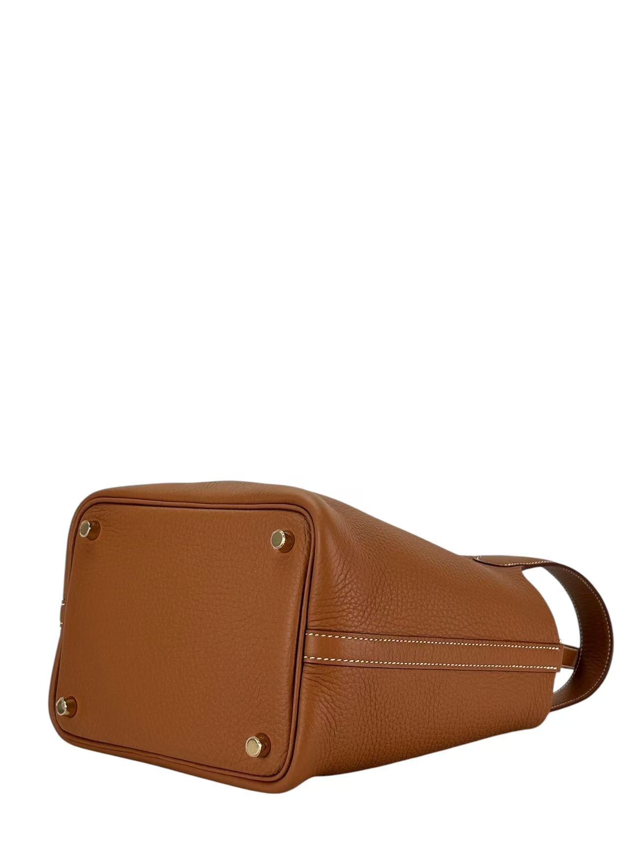 HERMES - Picotin PM Picotin 18 Gold Clemence Gold Hardware