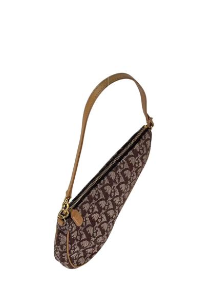 CHRISTIAN DIOR - Beige Trotter Saddle Handbag