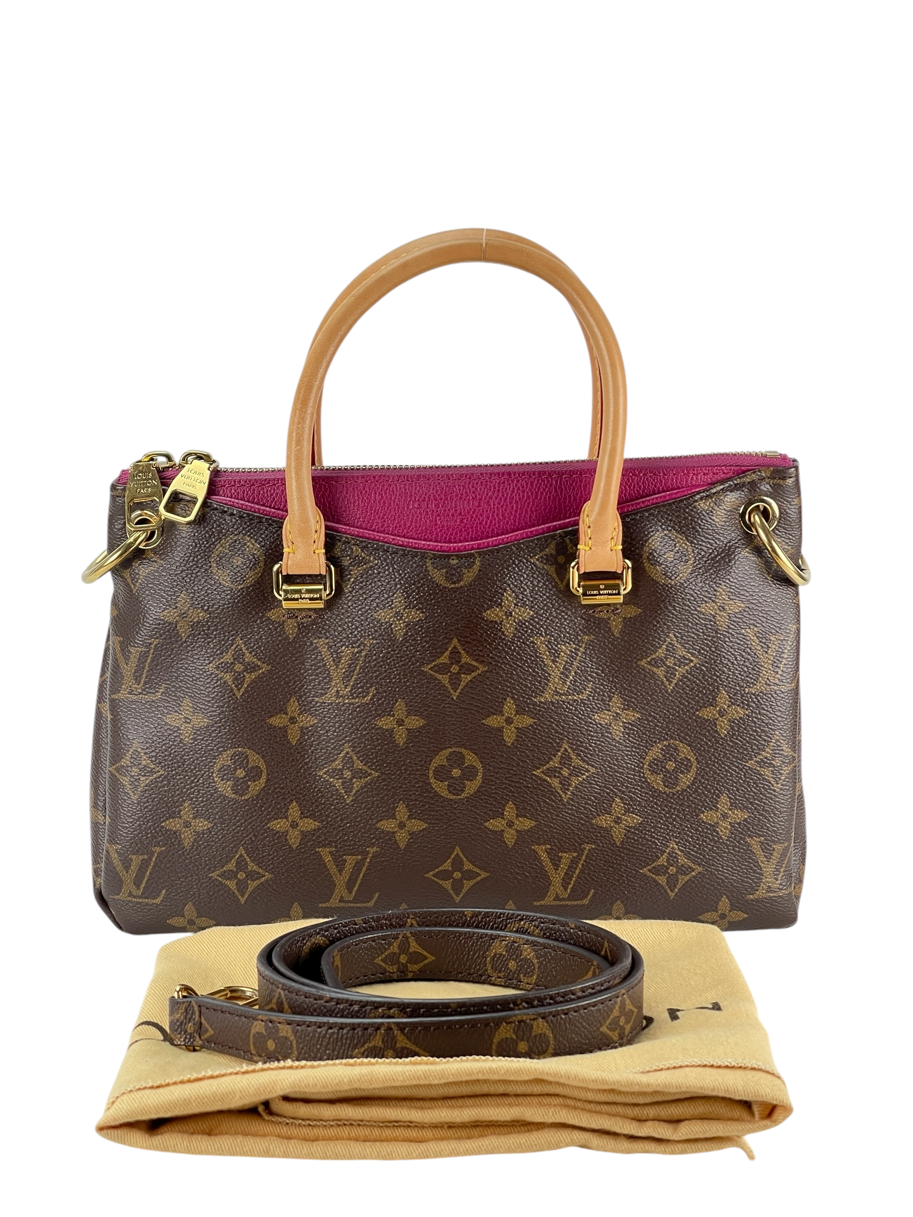 LOUIS VUITTON - Canvas Monogram Pallas BB Rose Fizzy