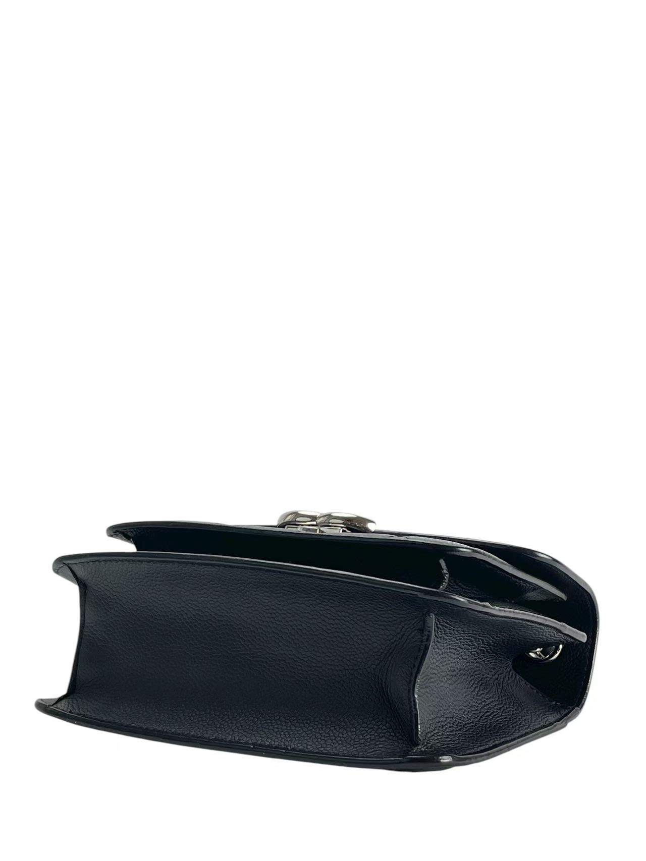 CHANEL - Black Sliver Caviar Quilted CC Box Flap Bag