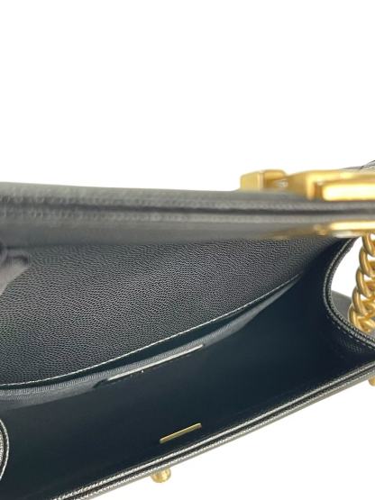 CHANEL - Small Boy Flap Bag Black Caviar Gold Hardware