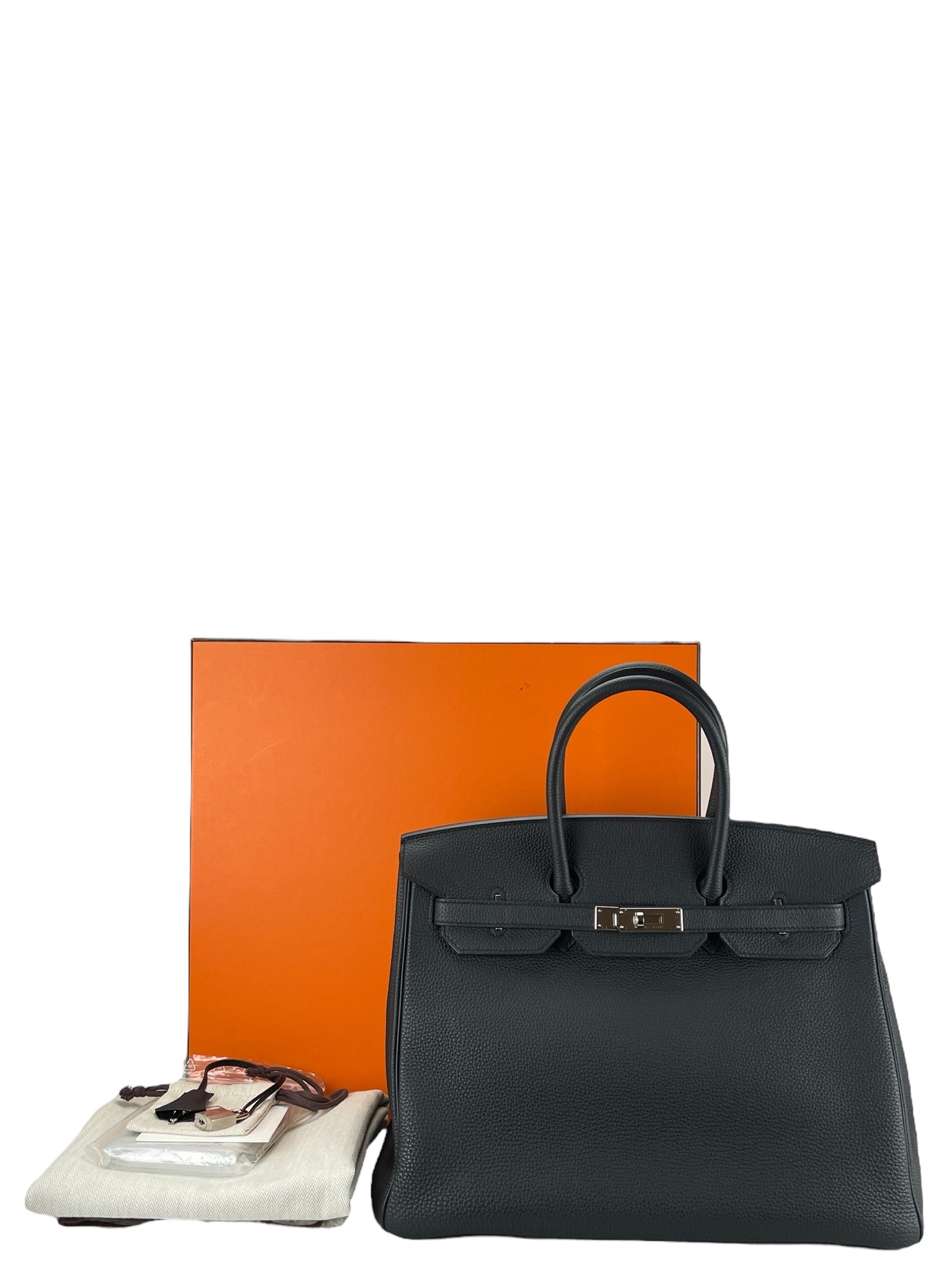 HERMES - Birkin 35 Togo Palladium Hardware 
