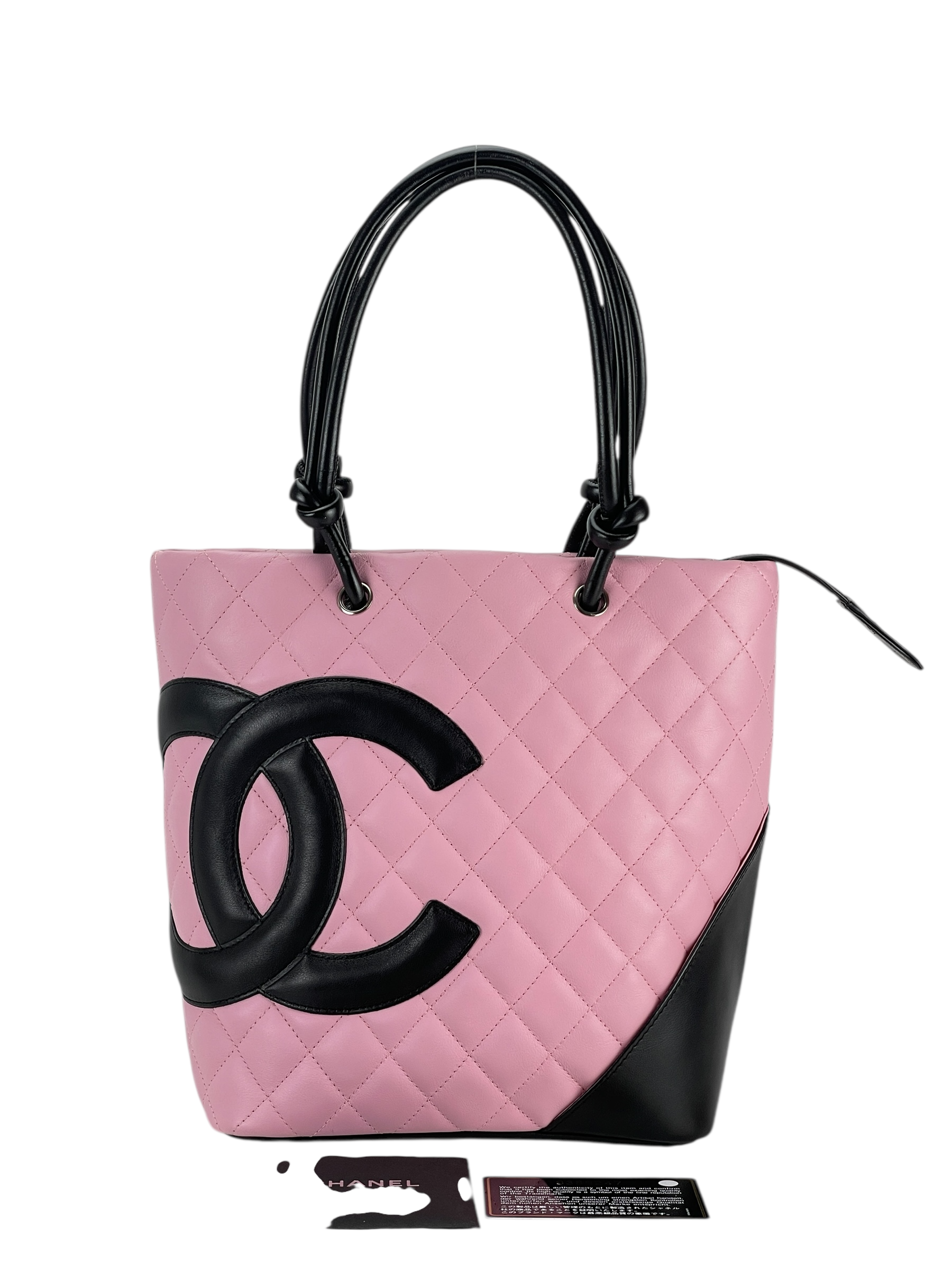 CHANEL - Cambon Tote Bag Pink Calfskin 