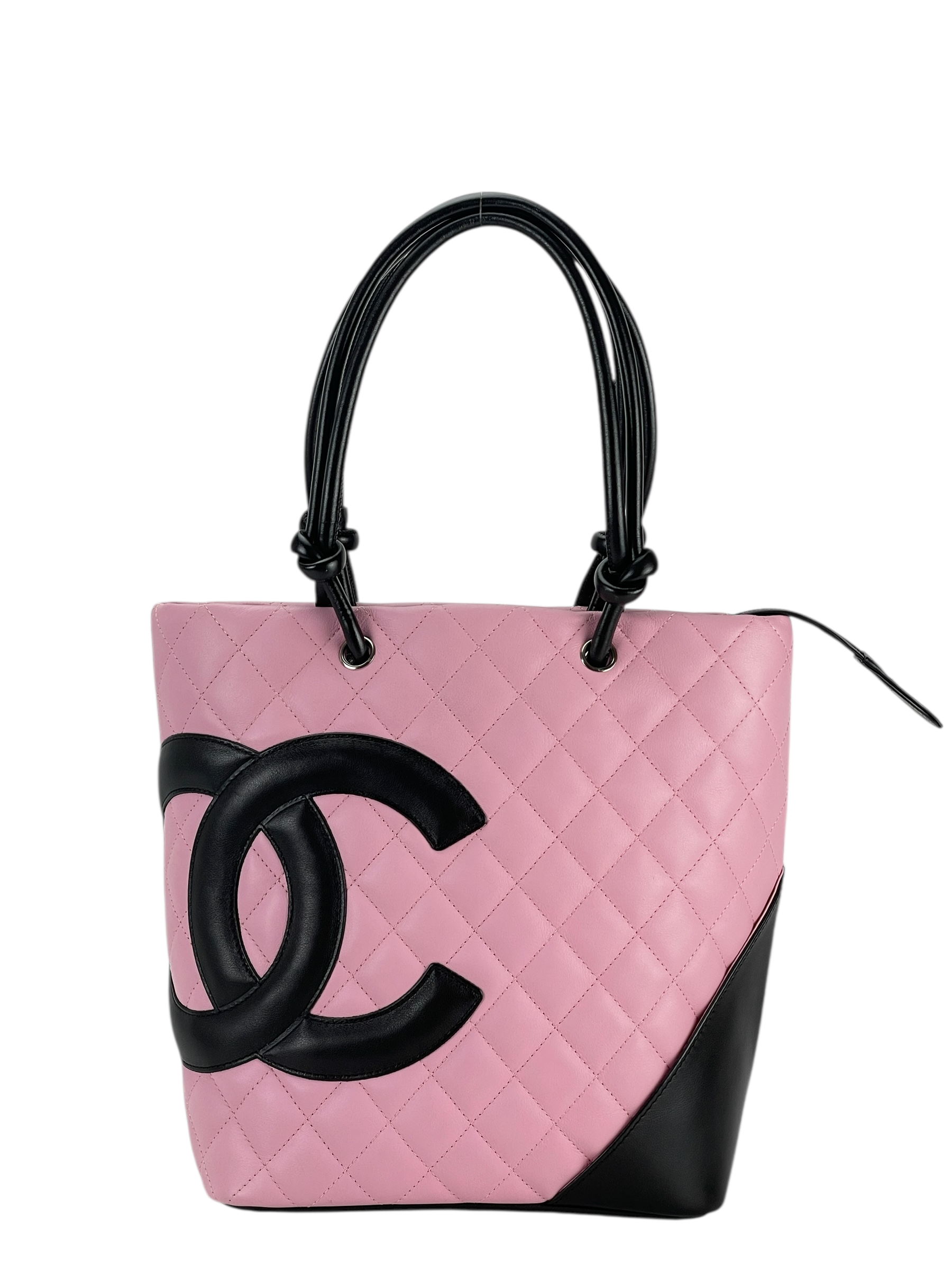 CHANEL - Cambon Tote Bag Pink Calfskin 