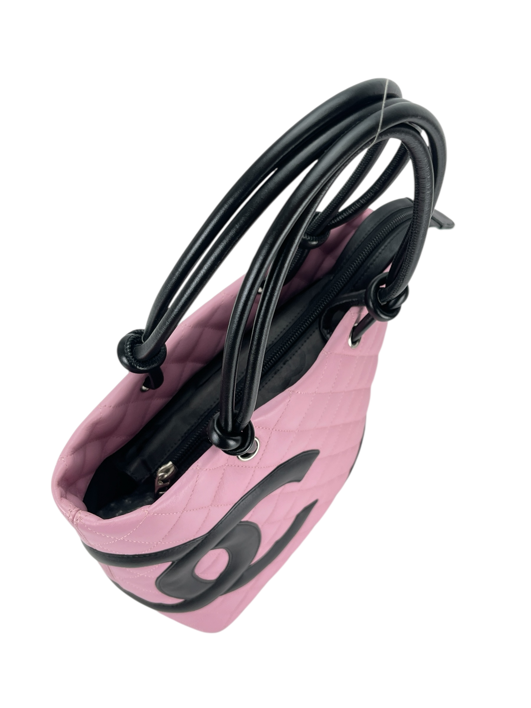 CHANEL - Cambon Tote Bag Pink Calfskin 