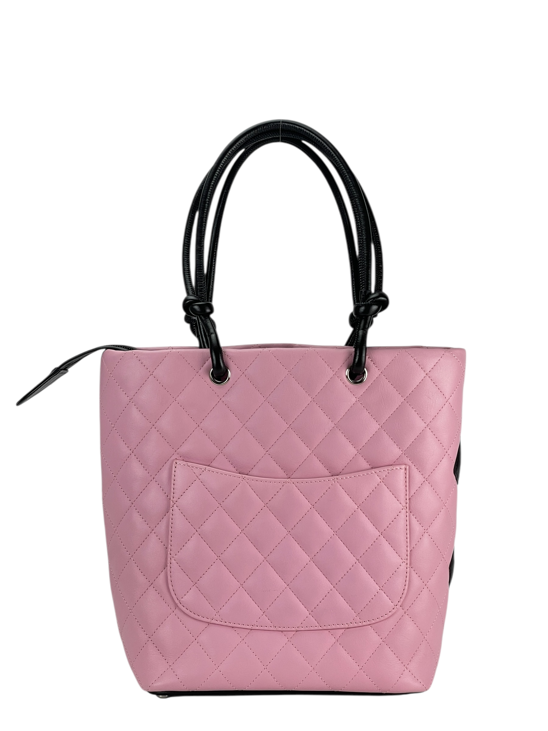 CHANEL - Cambon Tote Bag Pink Calfskin 