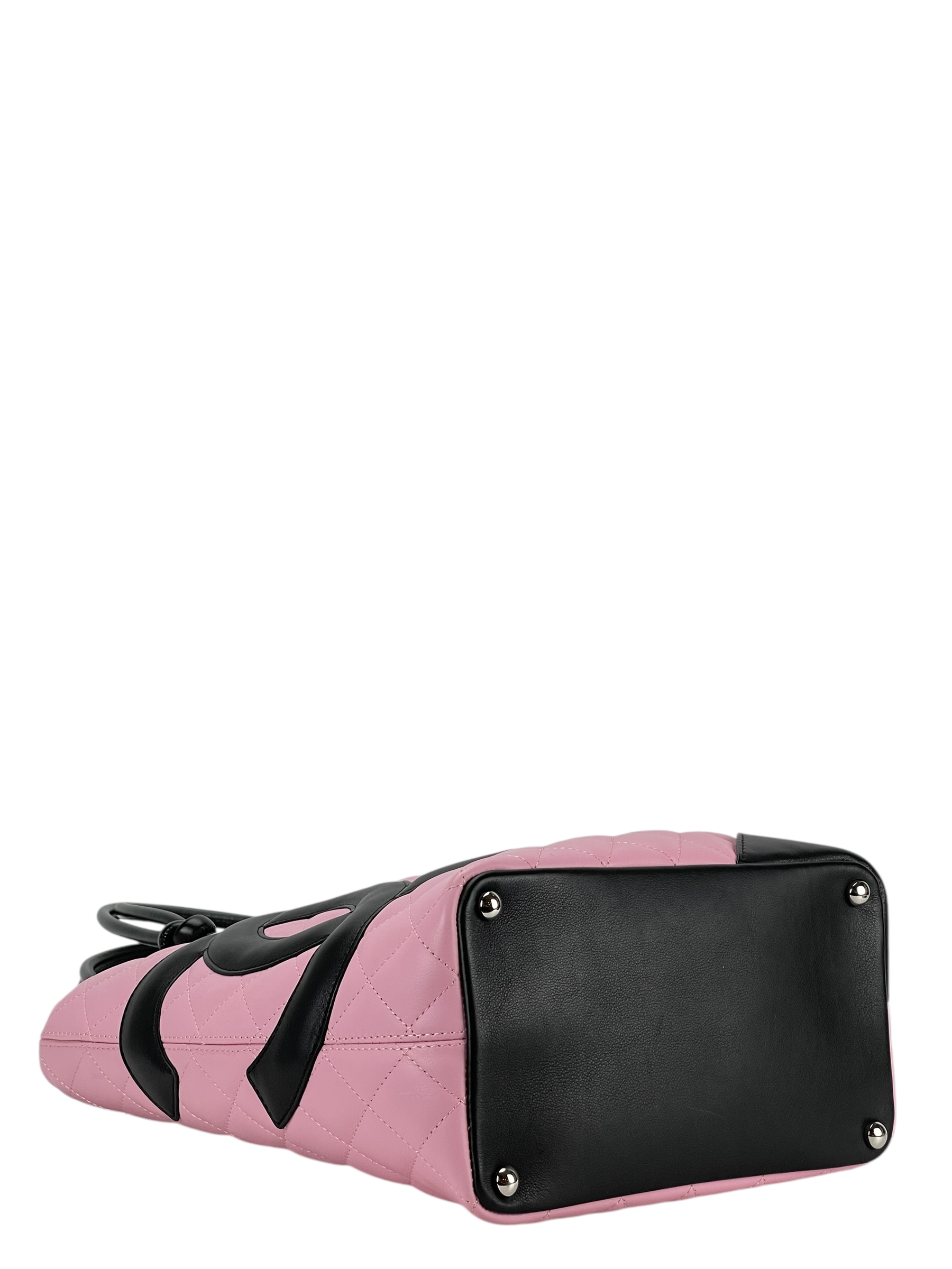 CHANEL - Cambon Tote Bag Pink Calfskin 