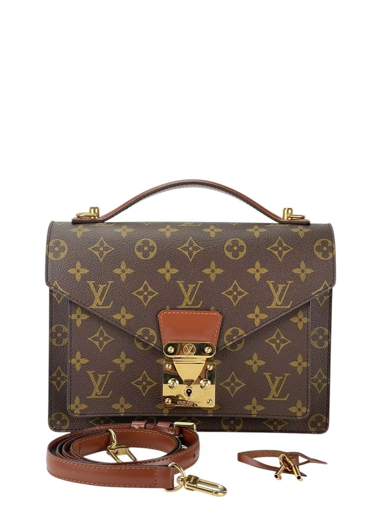 LOUIS VUITTON - Monceau Shoulder Bag Monogram Canvas