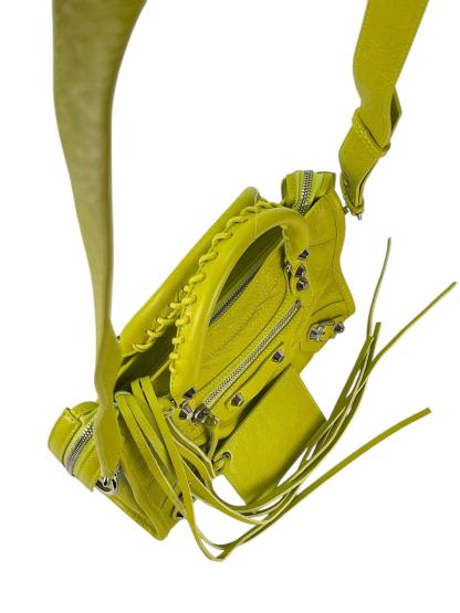 BALENCIAGA - Light Green Calfskin Classic City 2way Bag Sliver Hardware