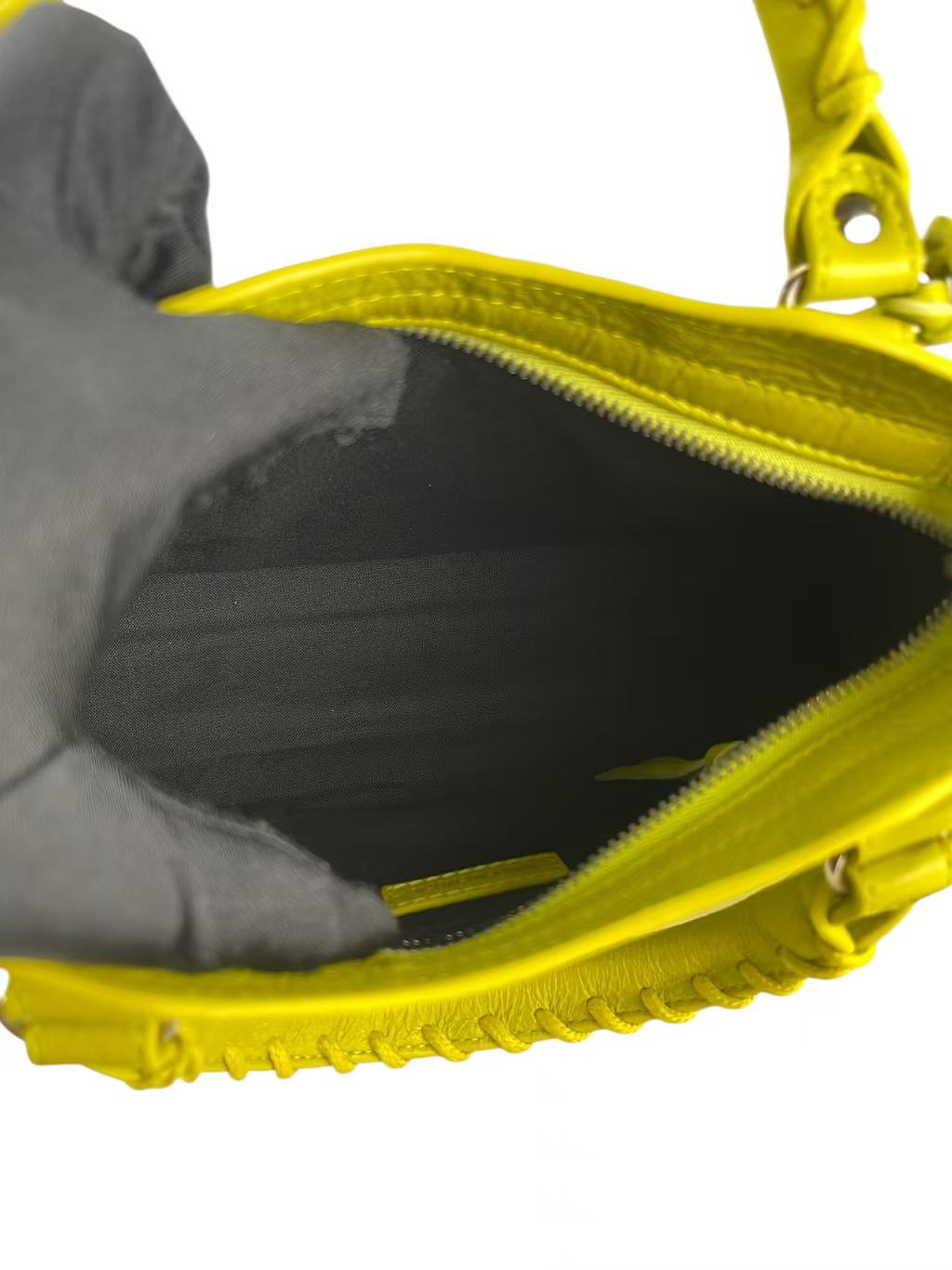 BALENCIAGA - Light Green Calfskin Classic City 2way Bag Sliver Hardware