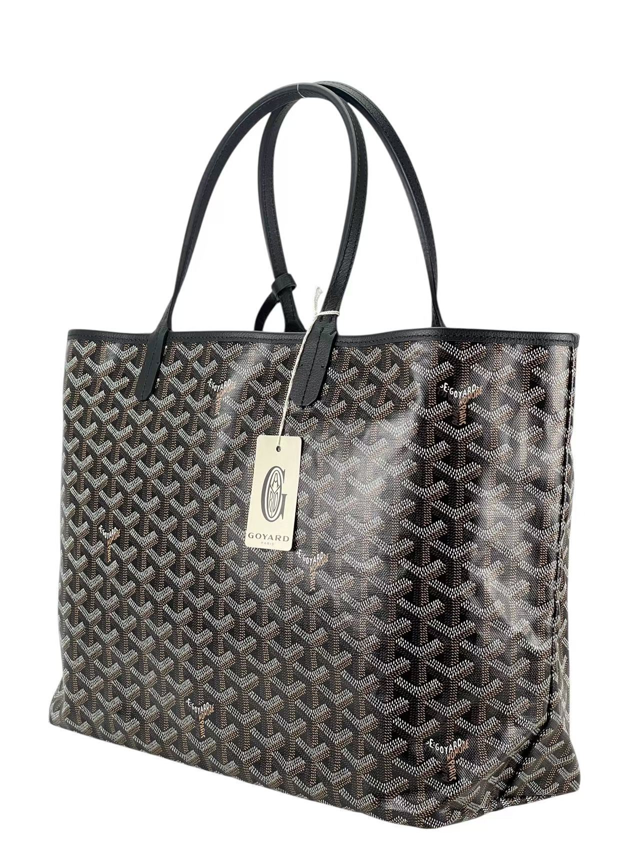 GOYARD - Saint Louis PM Tote Bag Black – Camellia Vintage Tokyo