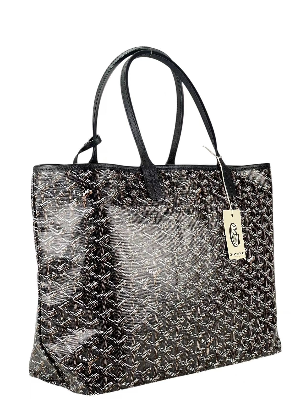 GOYARD - Saint Louis PM Tote Bag Black – Camellia Vintage Tokyo