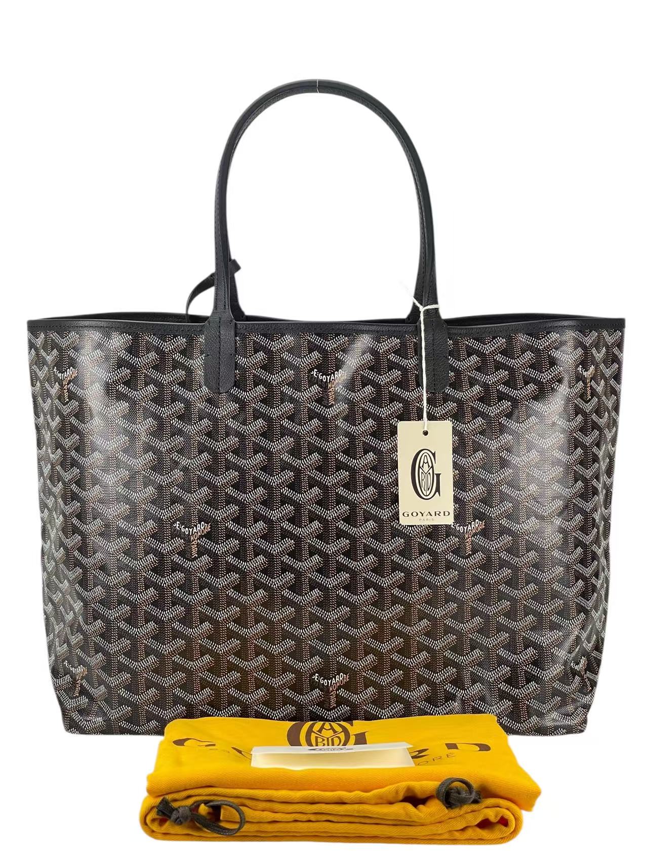 GOYARD - Saint Louis PM Tote Bag Black – Camellia Vintage Tokyo