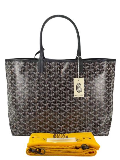 GOYARD - Saint Louis PM Tote Bag Black – Camellia Vintage Tokyo