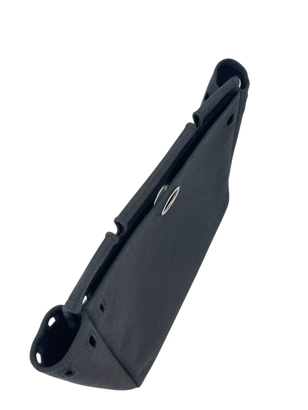 HERMES - Herbag Zip 31 (PM) Black Toile Palladium Hardware