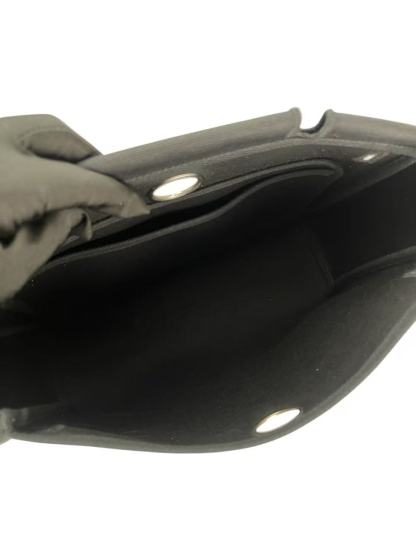 HERMES - Herbag Zip 31 (PM) Black Toile Palladium Hardware