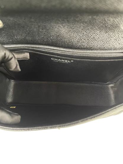 CHANEL - Black Caviar Jumbo 30 Flap Bag