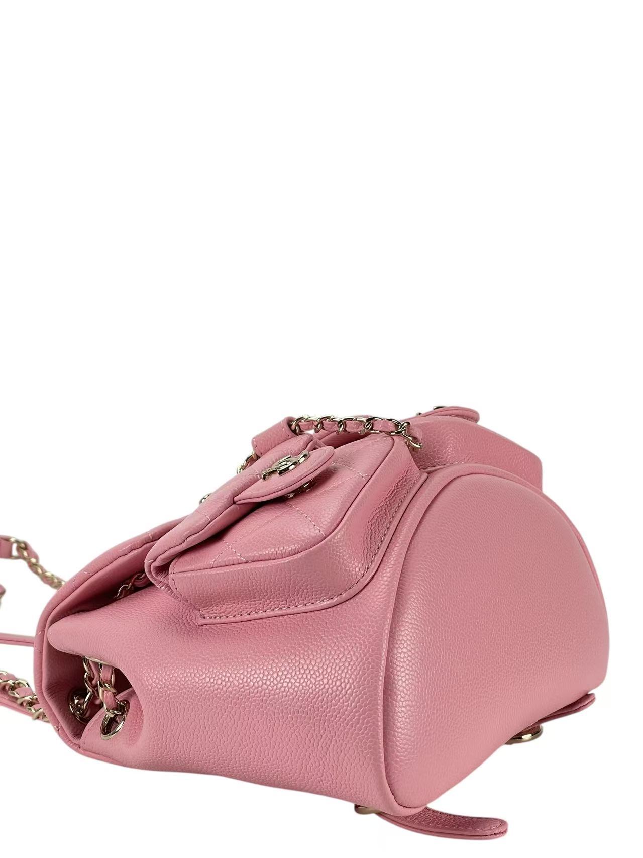 CHANEL - Small Pink Caviar Backpack