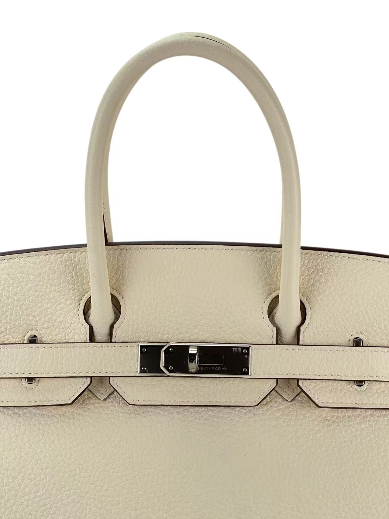 HERMES - Birkin 30 Nata Taurillon Clemence Palladium Hardware