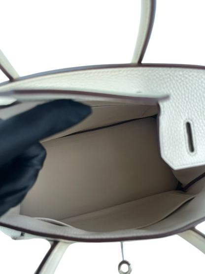 HERMES - Birkin 30 Nata Taurillon Clemence Palladium Hardware