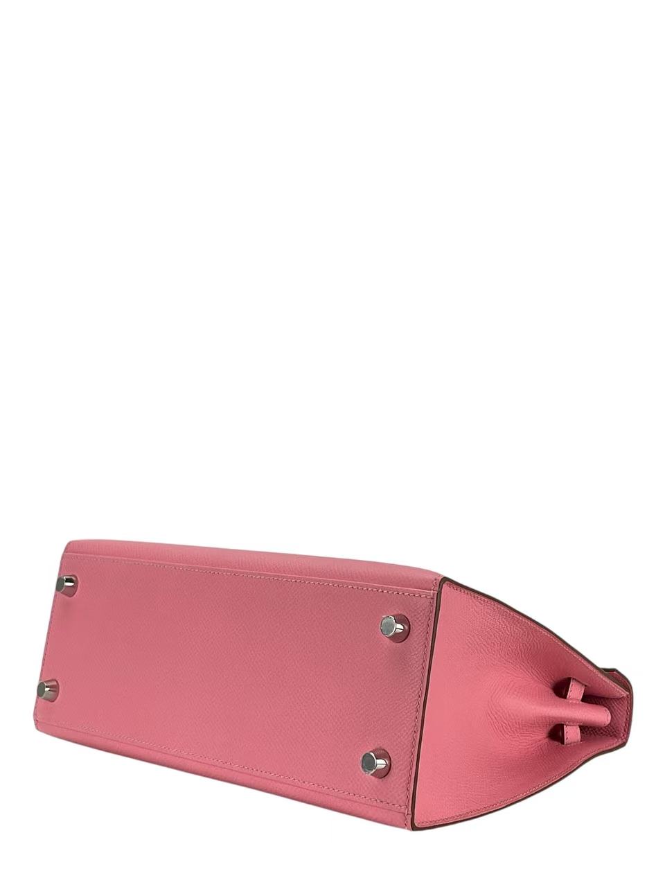 HERMES - Kelly 25 1Q Rose confetti Epsom Palladium Hardware