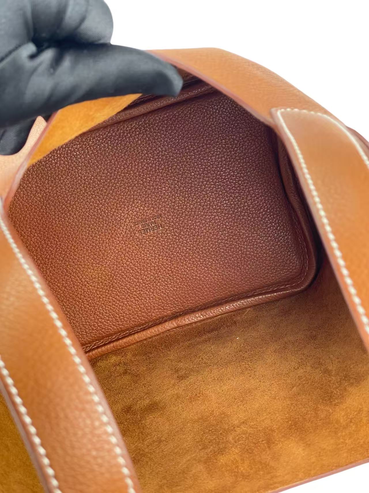 HERMES - Picotin PM Picotin 18 Fauve 34 Barenta Faubourg Gold Hardware