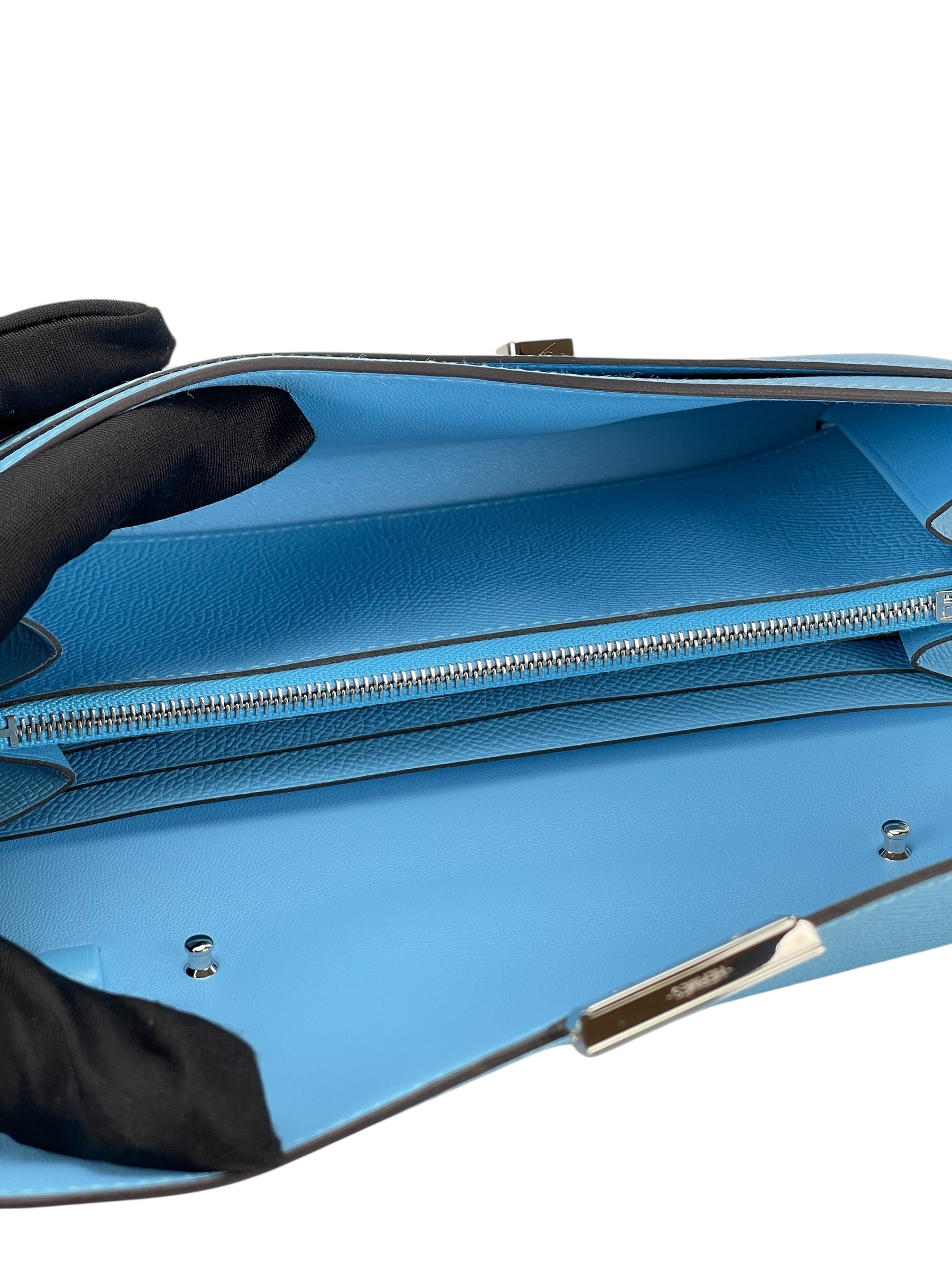 HERMES - Constance to go Celeste 7N Epsom Palladium Hardware 