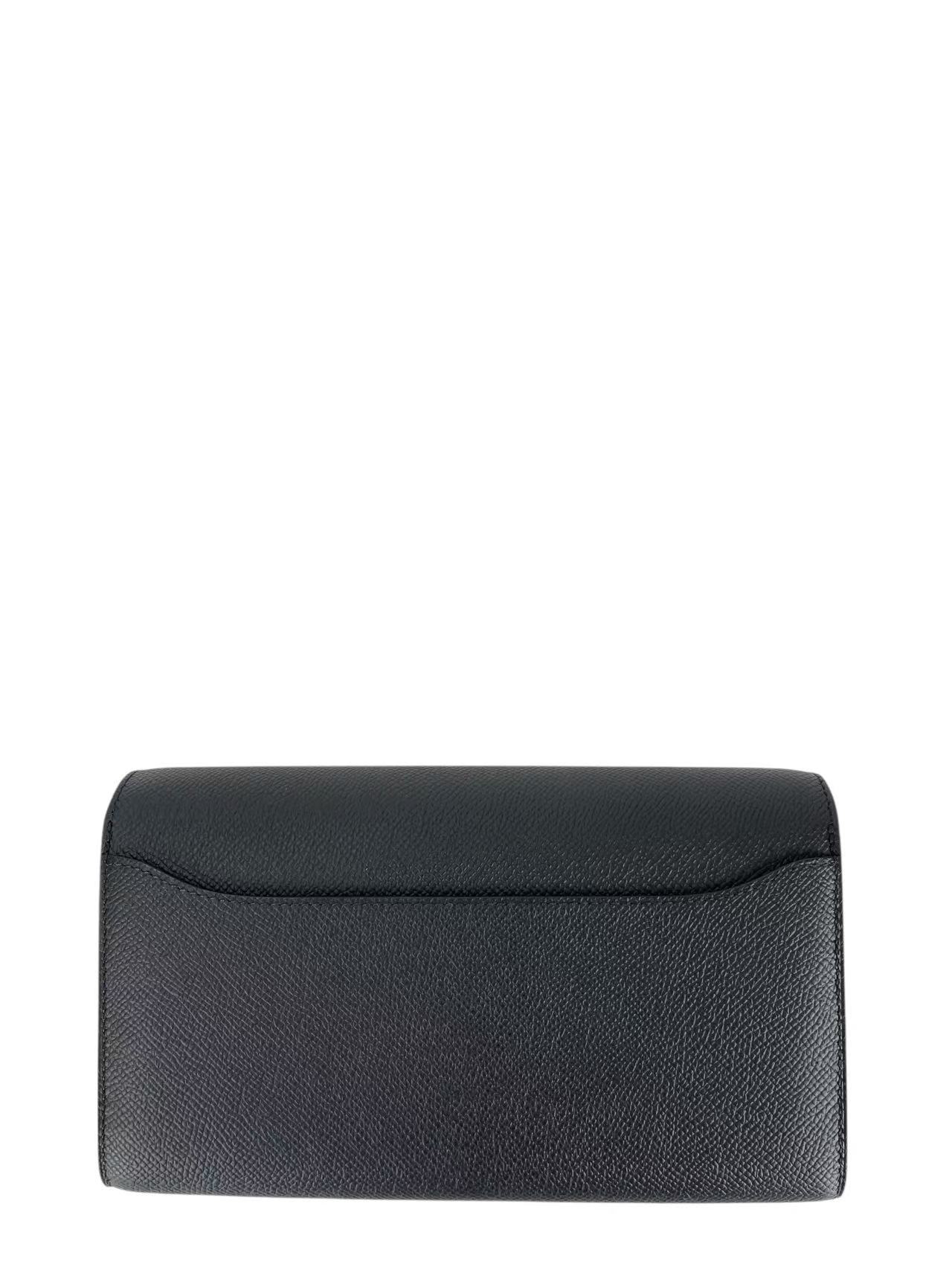 HERMES - Constance to go Black Epsom Palladium Hardware 