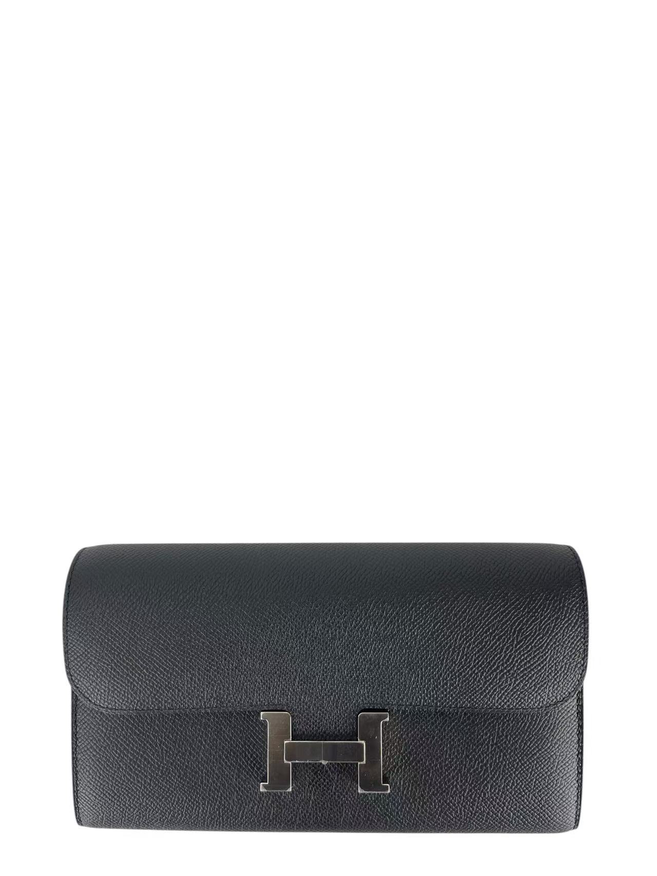 HERMES - Constance to go Black Epsom Palladium Hardware 