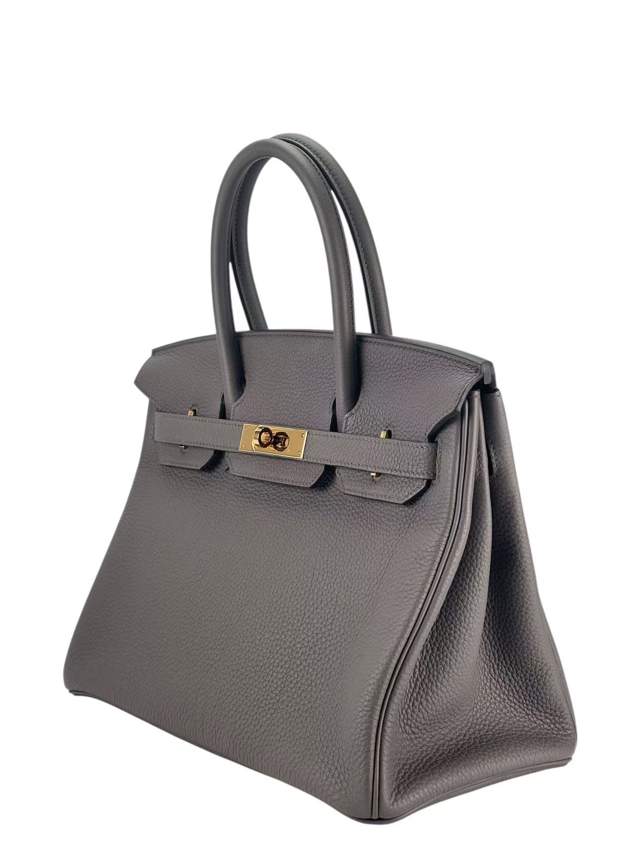 HERMES - Birkin 30 Erain 8F Togo Gold Hardware 