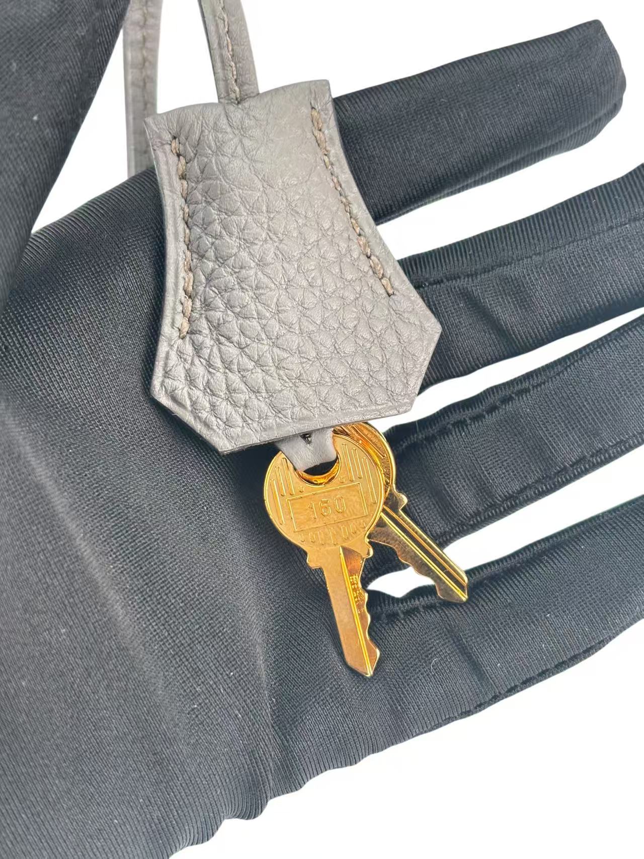 HERMES - Birkin 30 Erain 8F Togo Gold Hardware 