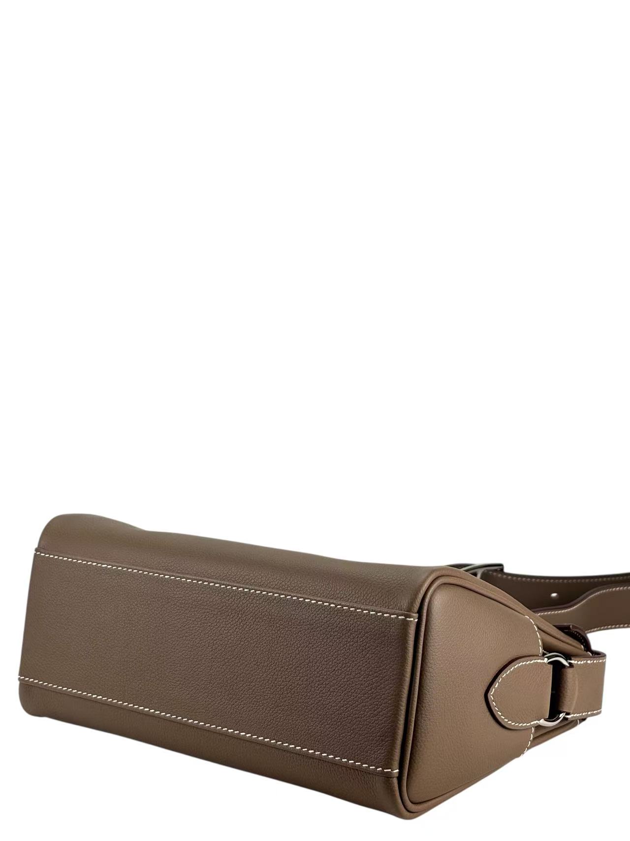 HERMES - Kelly MessengerPM 18 Evercolor Etoupe Palladium Hardware W (2024)