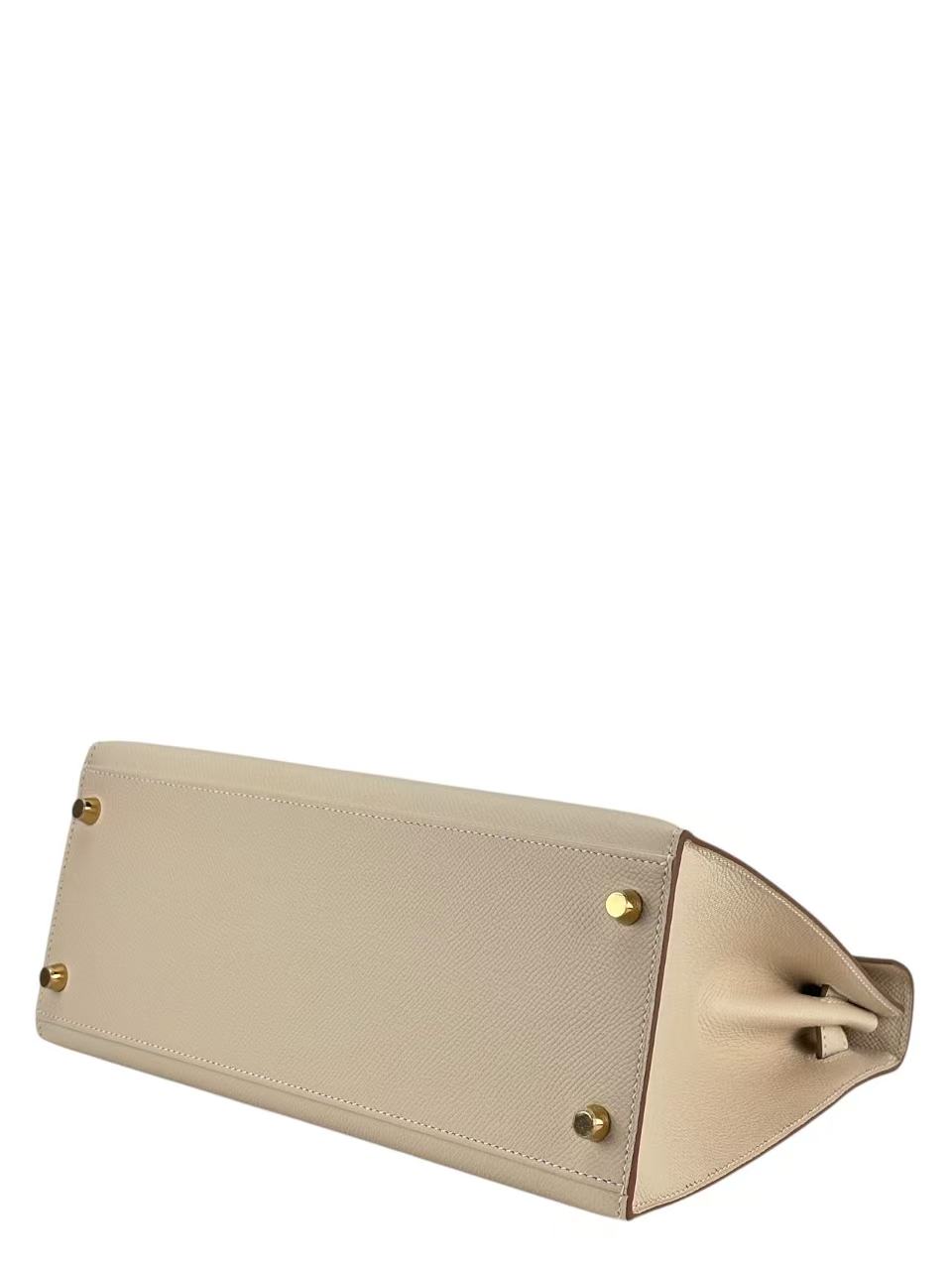 HERMES - Kelly 28 Craie10 Epsom Gold Hardware