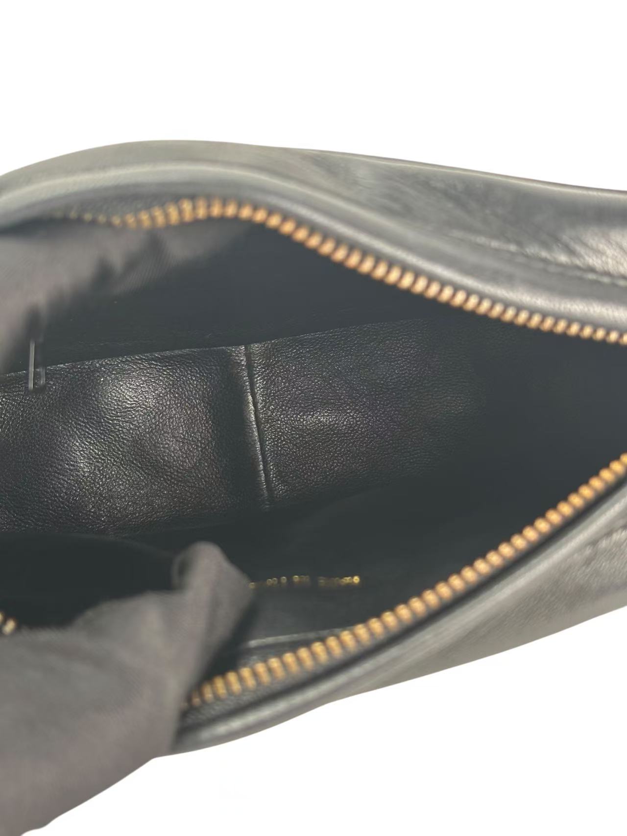 CHANEL - Black Lambskin Tassel Camera Crossbody Bag