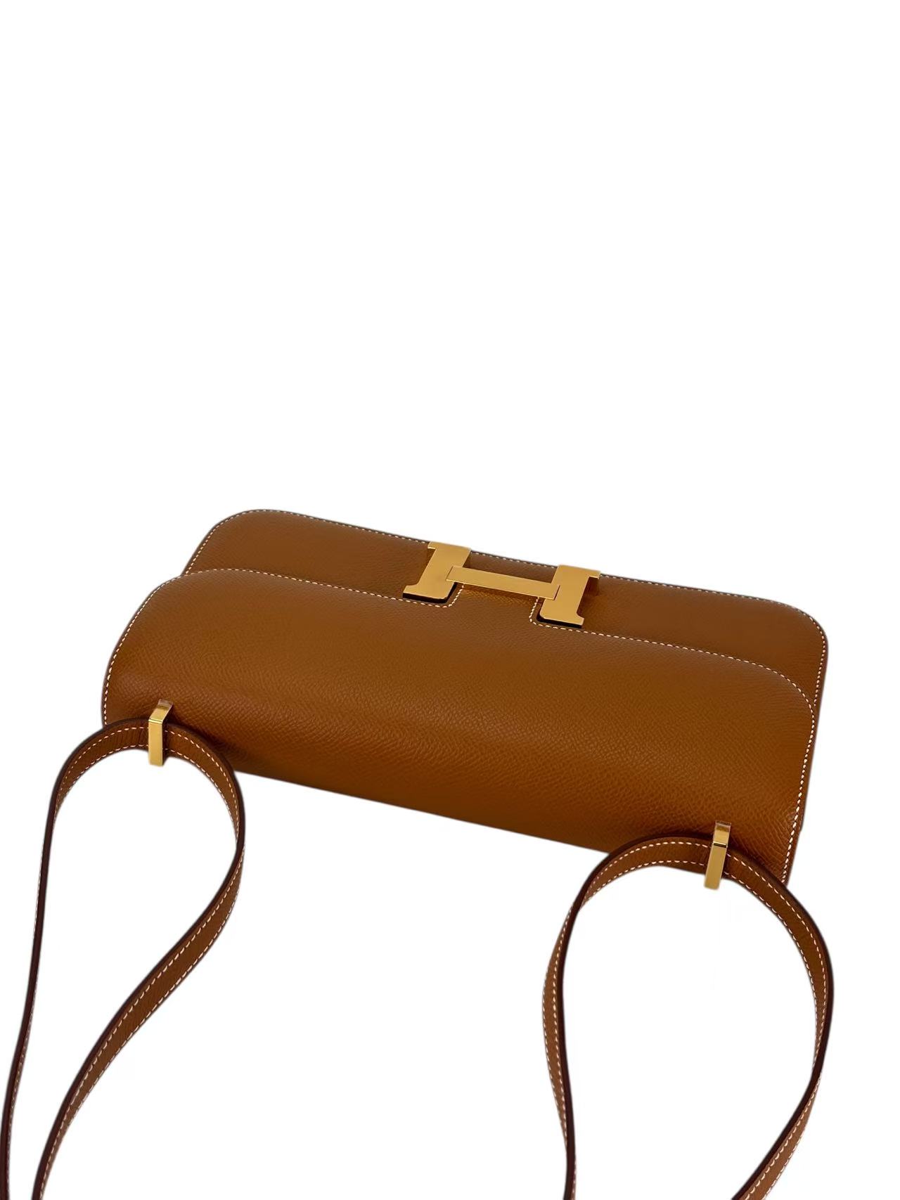 HERMES - Constance Elan 24 Gold Swift Gold Hardware
