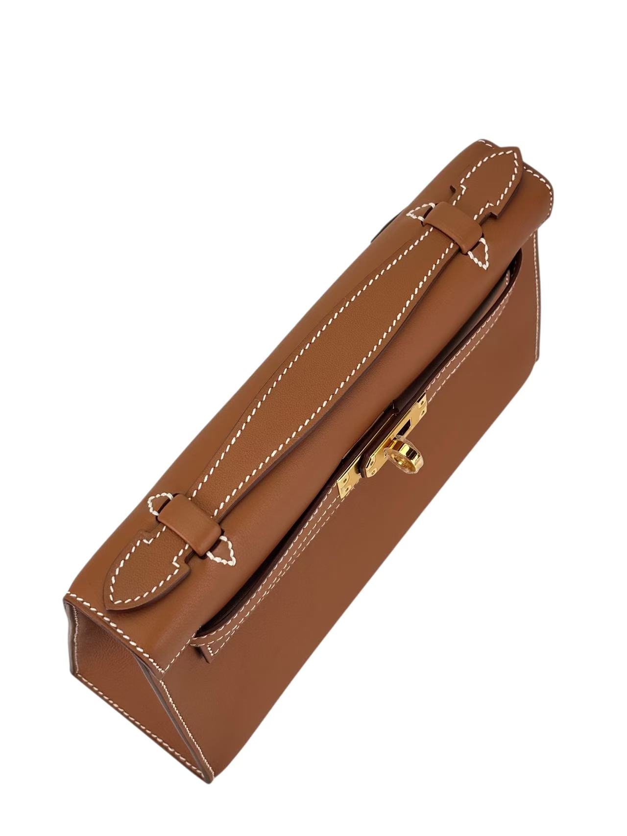 HERMES - Kelly Pochette Gold Swift Gold Hardware K (2025)