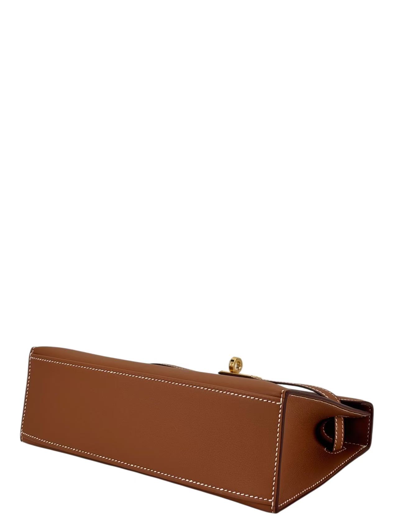 HERMES - Kelly Pochette Gold Swift Gold Hardware K (2025)