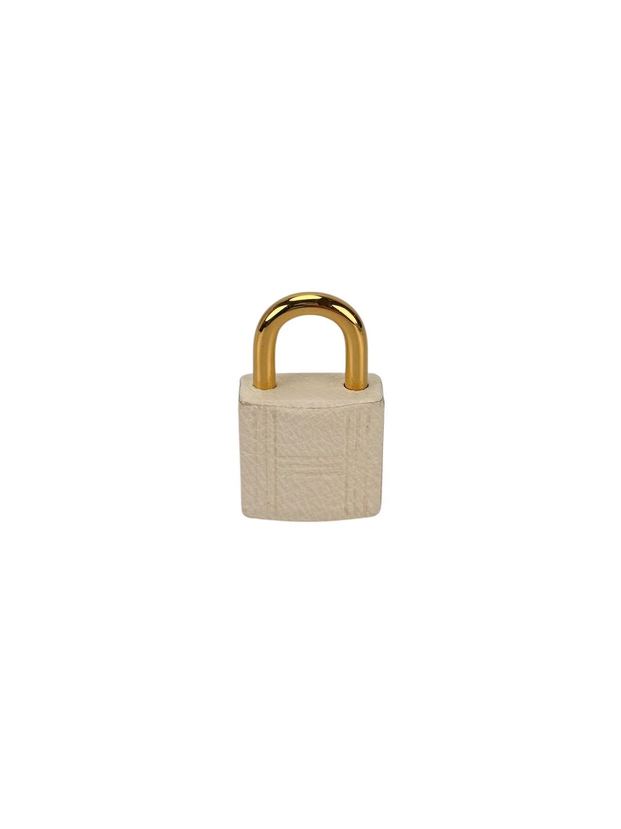 HERMES - Micro Picotin 14 Nata12 Ostrich Gold Hardware