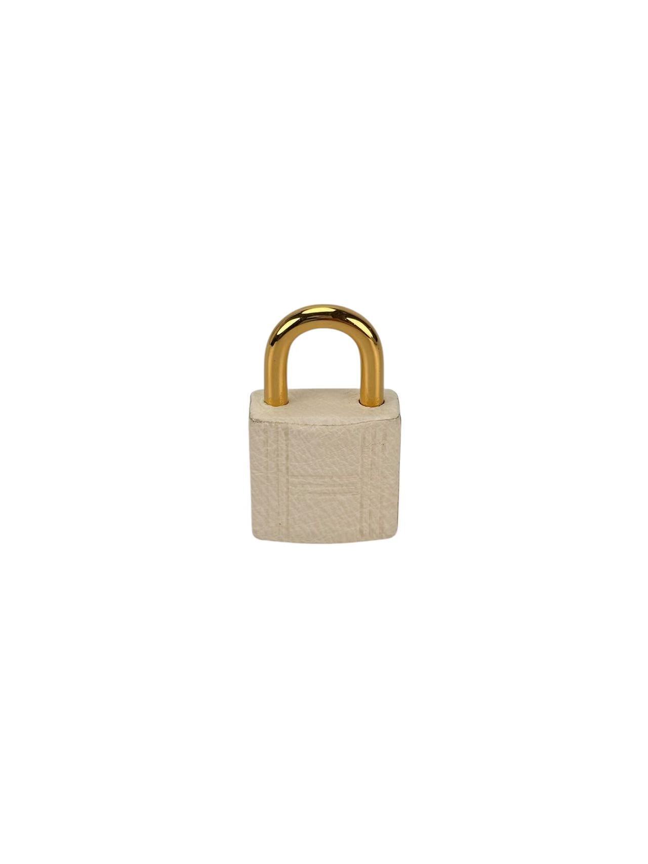 HERMES - Micro Picotin 14 Nata12 Ostrich Gold Hardware